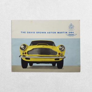 Ephemera - The David Brown Aston Martin DB4 Sales Brochure And Retail Price List, 1958 & 1959