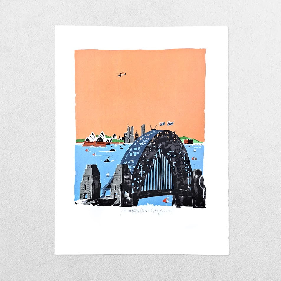 Sydney Harbour Bridge: Original Lithograph 1 Sydney Harbour Bridge: Original Lithograph