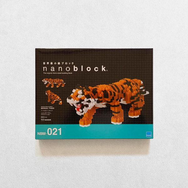 Nanoblock Animals Deluxe Edition- NBM-021 Bengal Tiger