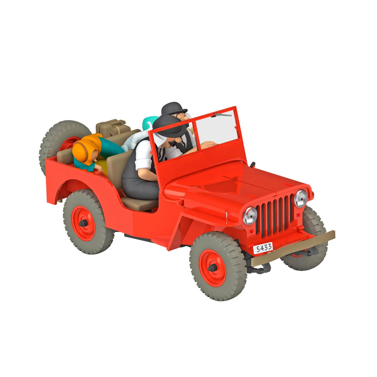The Red Willys Jeep Model Car - 29906 - First Edition - Hornseys