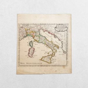 (Italy) L'Italie Distinguee Suivant L'Etendue De Tous Les Etats Royaumes, Republiques, Duches Et Principautes
