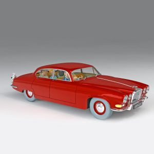 The Jaguar MkX Kidnapper's Car - Model Car - 29920 - La Jaguar Des Ravisseurs - 1/24 Scale - The Adventures Of Tintin