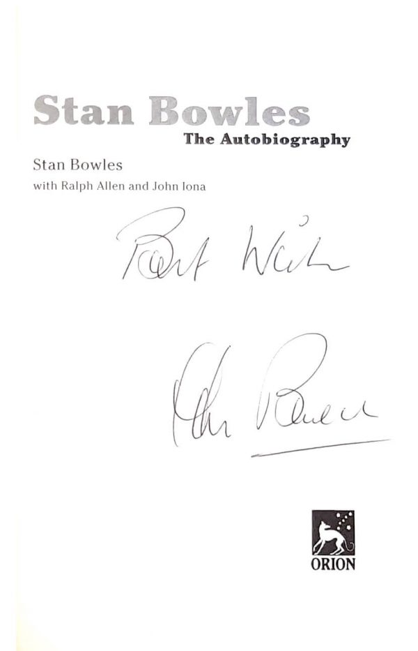 Stan Bowles The Autobiography inside