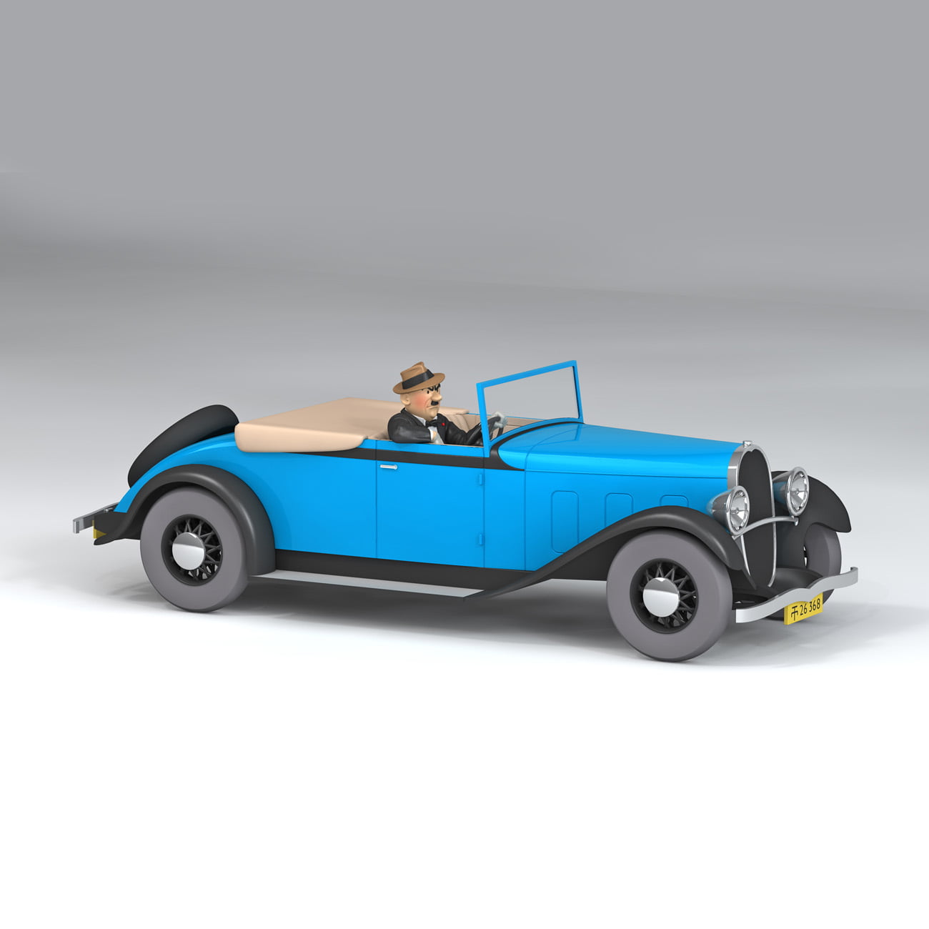 The Gibbons Large Oldsmobile Convertible - Model Car - 29946 - La Décapotable De Gibbons - 1/24 Scale - First Edition 1 The Gibbons Large Oldsmobile Convertible - Model Car - 29946 - La Décapotable De Gibbons - 1/24 Scale - First Edition
