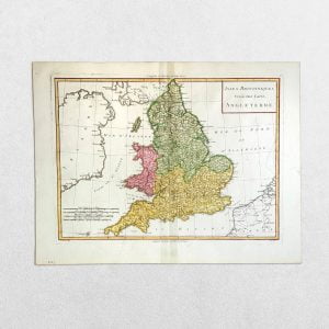 United Kingdom - Isles Britanniques - Troisieme Carte Angleterre