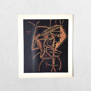 Pablo Picasso Linogravures Tete de Femme