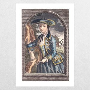 Georgian Ladies Fashion: Portrait Of A Lady: October: A3