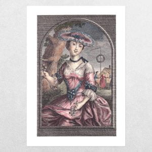 Georgian Ladies Fashion: Portrait Of A Lady: May: A3