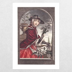 Georgian Ladies Fashion: Portrait Of A Lady: December