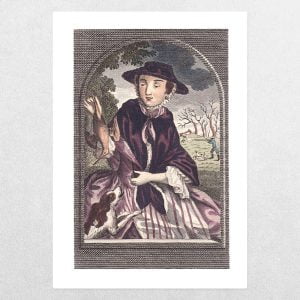 Georgian Ladies Fashion: Portrait Of A Lady: November