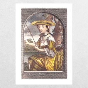 Georgian Ladies Fashion: Portrait Of A Lady: August: A3