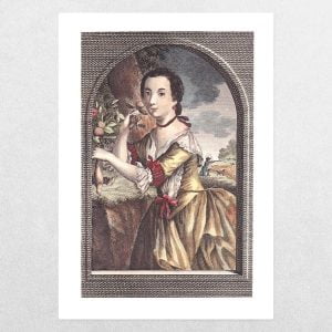 Georgian Ladies Fashion: Portrait Of A Lady: July: A3