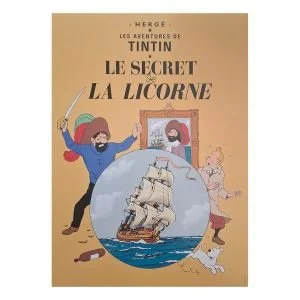 Figurine Tintin – La Fusée 30 Cm – Tintinimaginatio – Résine – Collection