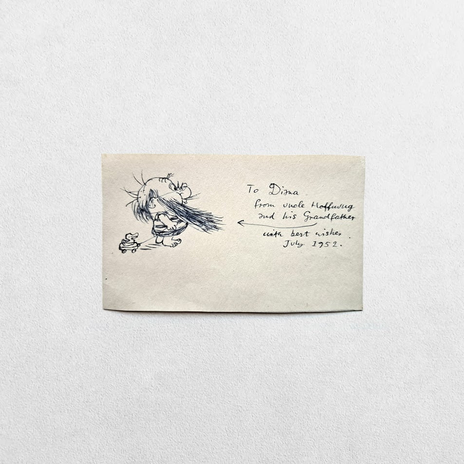 Gerard Hoffnung Original Signed Pen And Ink Drawing 1 Gerard Hoffnung Original Signed Pen And Ink Drawing