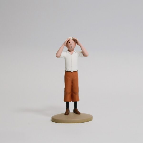 Figurine Tintin Milou En Manteau De Fourrure – 5 Cm, Résine Collection Hergé