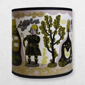 Lush Designs Lampshade For Pendant - Farm Friends - Chartreuse - Regular
