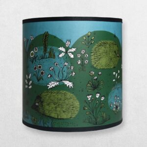 Lush Designs Lampshade For Pendant - Hedgehog - Green - Small