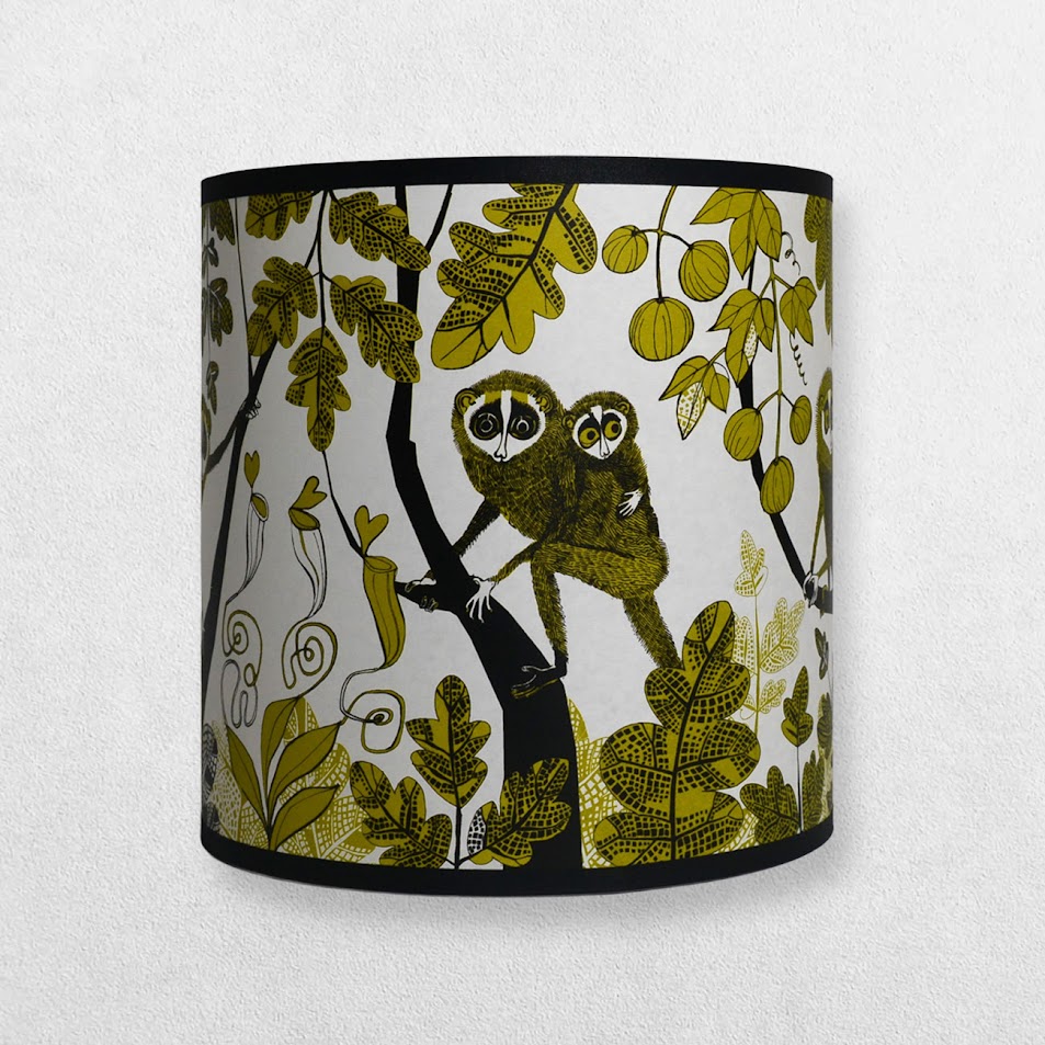 Lush Designs Lampshade For A Pendant - Loris - Chartreuse - Regular 1 Lush Designs Lampshade For A Pendant - Loris - Chartreuse - Regular
