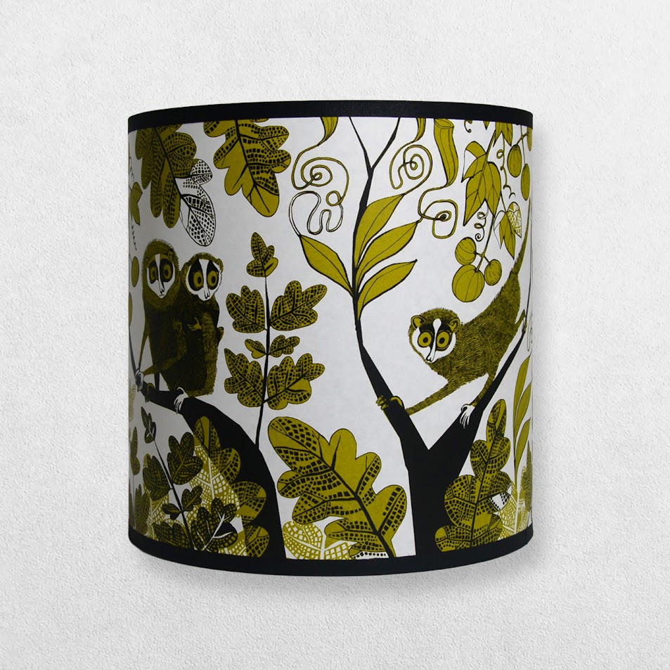 Lush Designs Lampshade For A Pendant - Loris - Chartreuse - Regular 2 Lush Designs Lampshade For A Pendant - Loris - Chartreuse - Regular