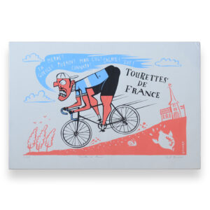 Tourettes De France - Original Screenprint - Tour De France