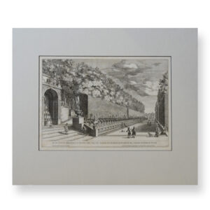 Altra Veduta Principale In Profilo Del Vialone Grande Detto Delle Fontanelle Nel Giardino Estense In Tivoli - Le Fontane Di Roma Nelle Piazze E Luoghi Publici Della Citta