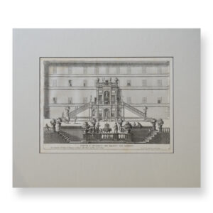 Veduta E Prospetto Del Palazzo Nel Giardino - Le Fontane Di Roma Nelle Piazze E Luoghi Publici Della Citta