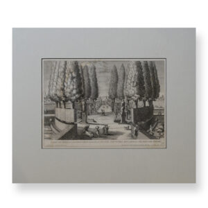 Teatro De Cipressi Con Dodici Sorgivi D'Acqua E Con Otto Statue Dell' Arti Liberali Nel Piano Del Giardino - Le Fontane Di Roma Nelle Piazze E Luoghi Publici Della Citta