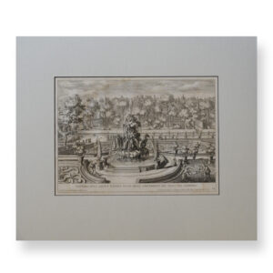 Fontana Dell' Aquile Estensi Posta Nelli Spartimenti Del Piano Del Giardino - Le Fontane Di Roma Nelle Piazze E Luoghi Publici Della Citta