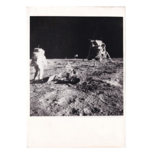 Apollo 11 Moon Landing - Edwin Buzz Aldrin - Tranquillity Base - Original Press Photograph August 21st 1969