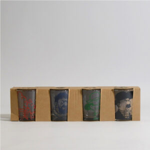 The Adventures Of Tintin - Pack Of Four Character Glass Tumblers - Tintin - Calculus - Snowy - Haddock- Thomson - Thompson - 4701600000006