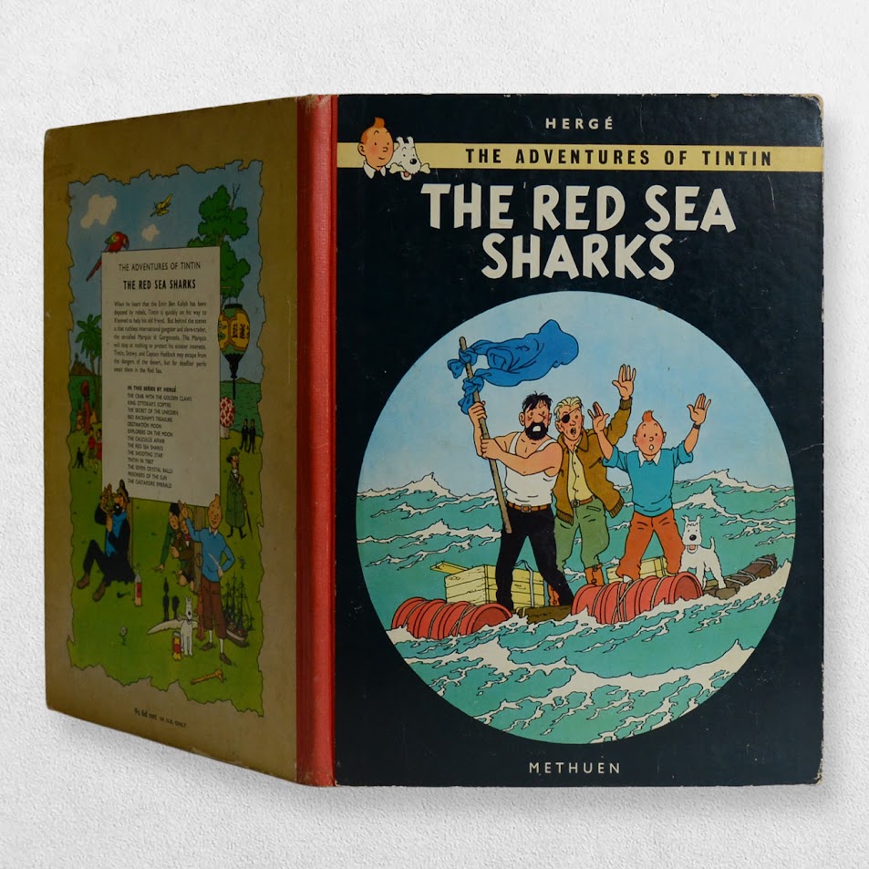 The Adventures Of Tintin - The Red Sea Sharks - First Reprint - 1965 2 The Adventures Of Tintin - The Red Sea Sharks - First Reprint - 1965
