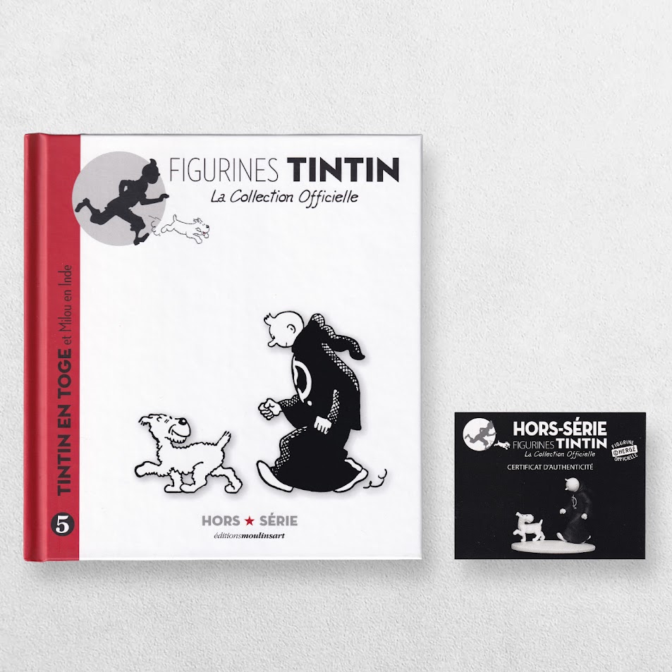 Tintin In Toga - Figurines Tintin La Collection Officielle - 5 - Tintin En Toge Et Milou En Inde 1 Tintin In Toga - Figurines Tintin La Collection Officielle - 5 - Tintin En Toge Et Milou En Inde