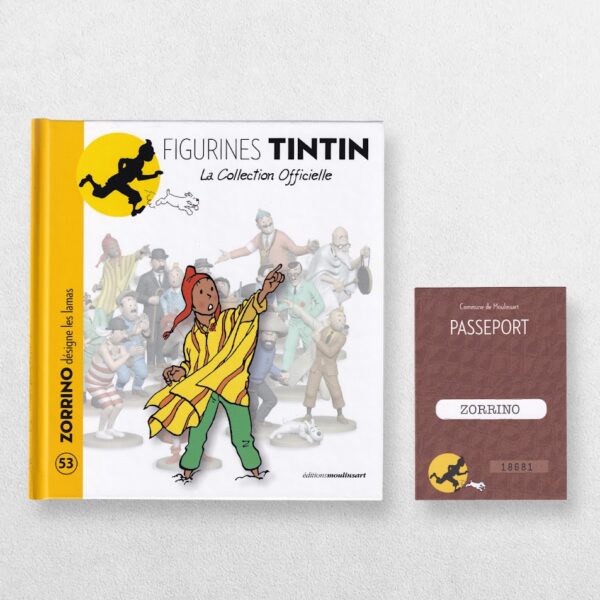 Zorrino Points Out The Llamas - Figurines Tintin La Collection Officielle - 53 - Zorrino Désigne Les Lamas