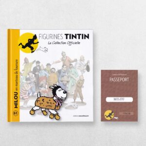 Snowy In A Fur Coat - Figurines Tintin La Collection Officielle - 61 - Milou En Manteau De Fourrure