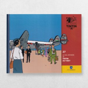Tintin By Plane - 27 - The Air India Flight From Tintin In Tibet - Le Vol Air India De Tintin Au Tibet - En Avion Tintin - Hergé