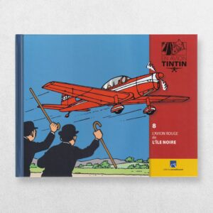 Tintin By Plane - 8 - The Red Plane From The Black Island - L'Avion Rouge De L'Ile Noire - En Avion Tintin