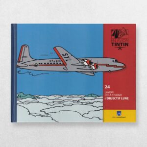 Tintin By Plane - 24 - The Syldair Aeroplane From Destination Moon - L'Avion De La Syldair D’Objectif Lune - En Avion Tintin