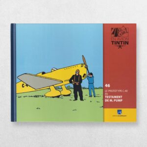 Home 1 Tintin By Plane - 46 - The C.48 Prootype From The Testament Of Mr Pump - Le Prototype C.48 Du Testament De M Pump - En Avion Tintin
