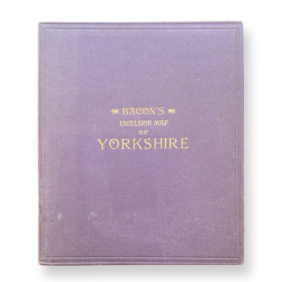 Bacon's Excelsior Map Of Yorkshire And Part Of Adjoining Counties Showing Railways Roads Elevations And Distances Also Local Government Divisions 2 Bacon's Excelsior Map Of Yorkshire And Part Of Adjoining Counties Showing Railways Roads Elevations And Distances Also Local Government Divisions - Image 2