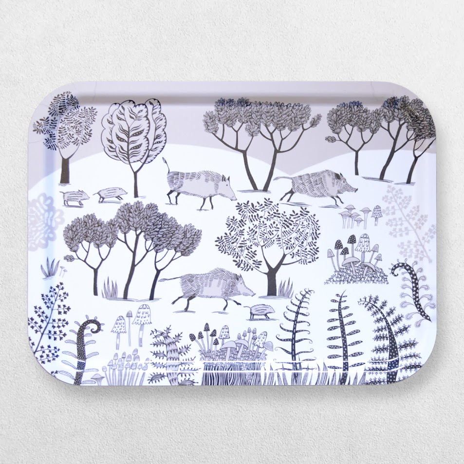 Lush Designs - Melamine Tray - Wild Boar - Large 1 Lush Designs - Melamine Tray - Wild Boar - Large