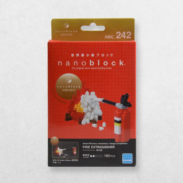 Nanoblock Award Selection – Estintore In Miniatura Da Costruire, 180+ Pezzi, NBC242