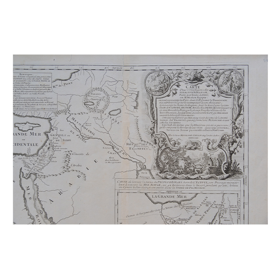 Egypt - Middle East - The Holy Land - Carte Pour L'Intelligence Des Voyages D'Abraham Faits Par L'Ordre De Dieu En Asie Et En Egypte 2 Egypt - Middle East - The Holy Land - Carte Pour L'Intelligence Des Voyages D'Abraham Faits Par L'Ordre De Dieu En Asie Et En Egypte - Image 2