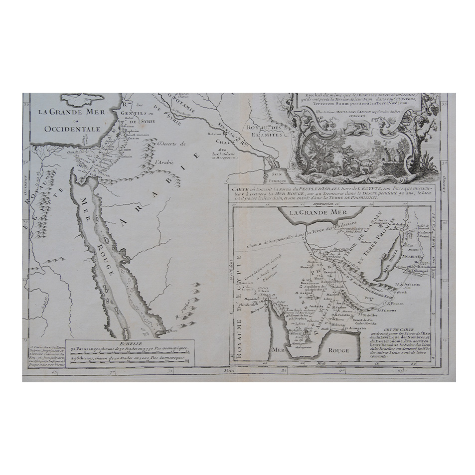 Egypt - Middle East - The Holy Land - Carte Pour L'Intelligence Des Voyages D'Abraham Faits Par L'Ordre De Dieu En Asie Et En Egypte 3 Egypt - Middle East - The Holy Land - Carte Pour L'Intelligence Des Voyages D'Abraham Faits Par L'Ordre De Dieu En Asie Et En Egypte
