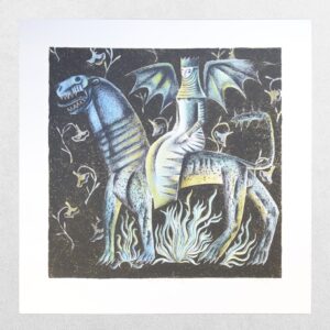 Sir Gawain And The Green Knight - 13 - Morgan Le Fay - Original Screenprint