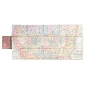 Rand McNally And Co's New Railway Guide Map Of The United States And Canada - 1875