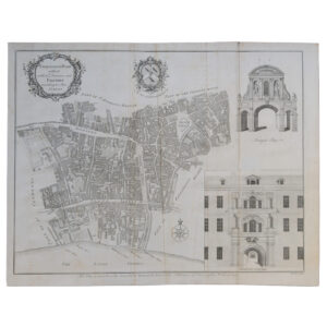 London - Farringdon Ward Without With Its Division Into Parishes According to A New Survey - 1755