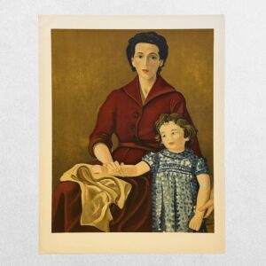 Portrait Of Denise And Claire Lévy - Portrait De Denise Et Claire Lévy (1949) - Lithograph - 1970