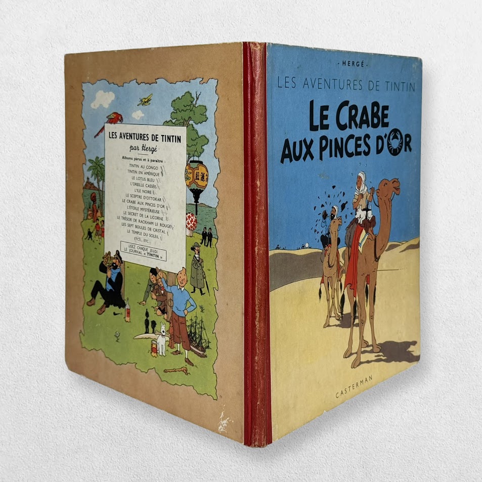 Les Aventures De Tintin - Le Crabe Aux Pinces D'Or - The Adventures Of Tintin - The Crab With The Golden Claws - Early Edition - 1949 3 Les Aventures De Tintin - Le Crabe Aux Pinces D'Or - The Adventures Of Tintin - The Crab With The Golden Claws - Early Edition - 1949 - Image 3
