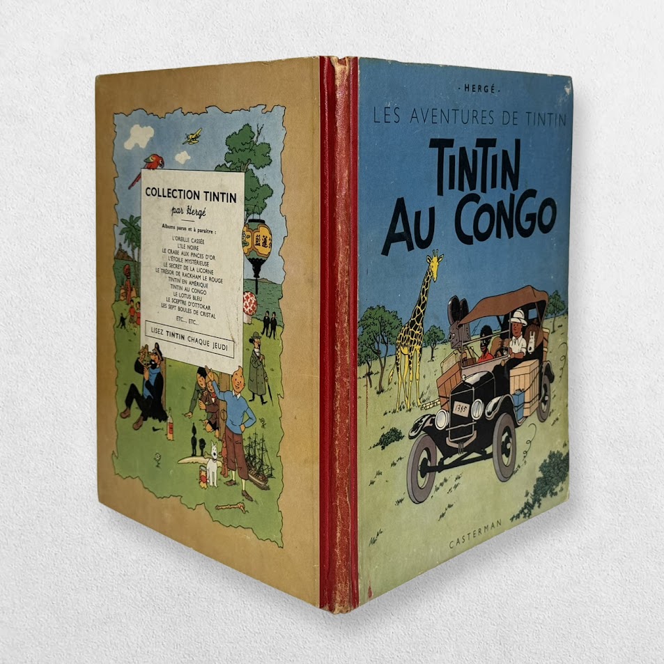 Les Aventures De Tintin - Tintin Au Congo - The Adventures Of Tintin - Tintin In The Congo - Early Edition - 1948 3 Les Aventures De Tintin - Tintin Au Congo - The Adventures Of Tintin - Tintin In The Congo - Early Edition - 1948