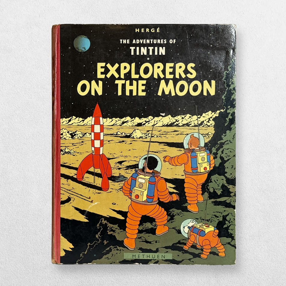 The Adventures Of Tintin - Explorers On The Moon - First Edition - 1959 1 The Adventures Of Tintin - Explorers On The Moon - First Edition - 1959